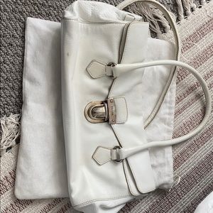 White Prada handbag!